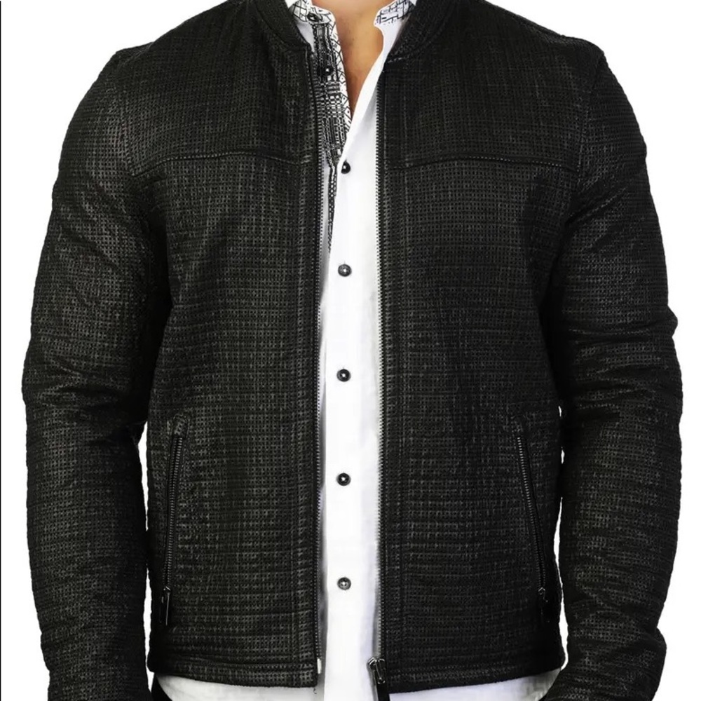 Luxury Lambskin leather jacket